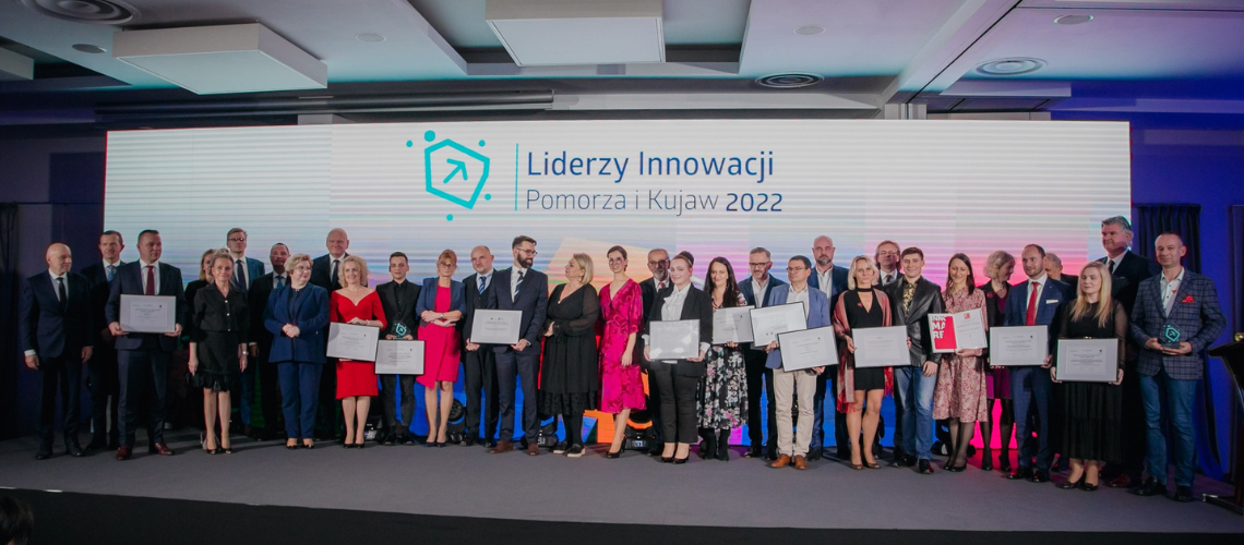 Laureaci konkursu "Liderzy Innowacji Pomorza i Kujaw 2022"