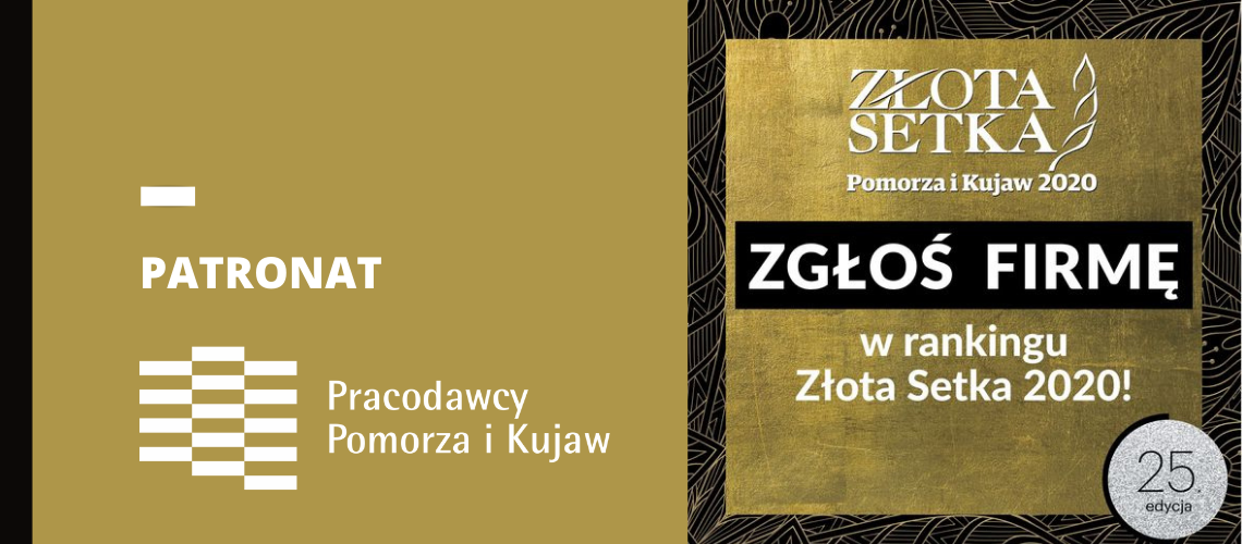 Zachęcamy do udziału w rankingu Złota Setka Pomorza i Kujaw 2020