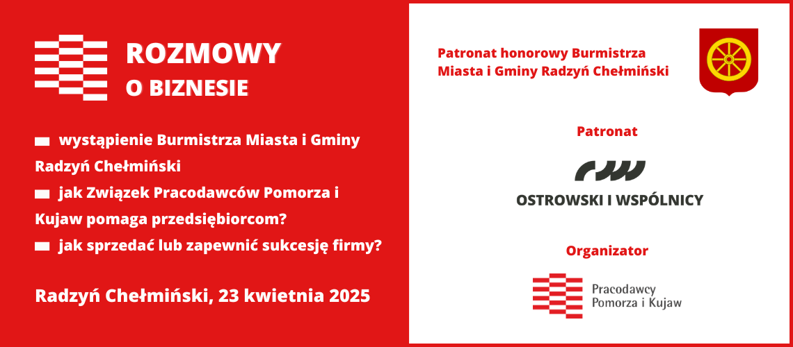 ROZMOWY O BIZNESIE | Spotkanie w Radzyniu Chełmińskim