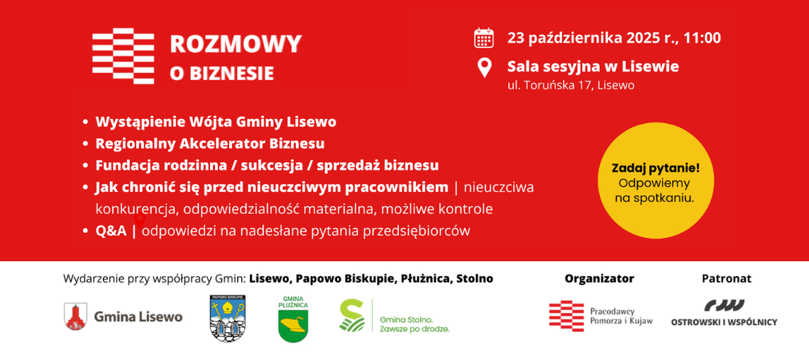 ROZMOWY O BIZNESIE | Spotkanie w Lisewie