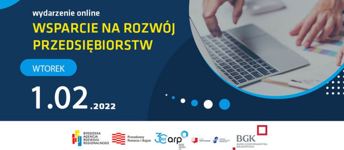 Webinarium: Wsparcie na rozwój przedsiębiorstw